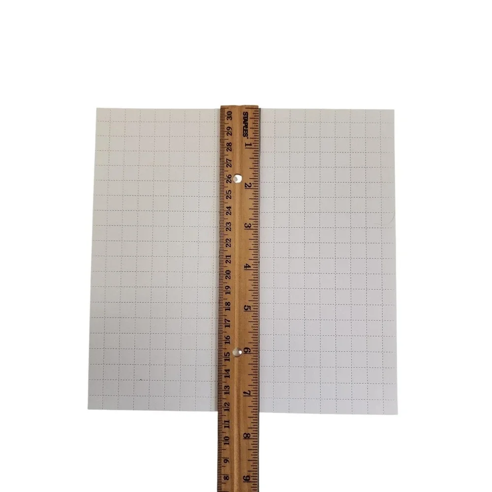 25 Blank Blotter Art sheets blank perforated #80  400 3/8‎ inch large  squares